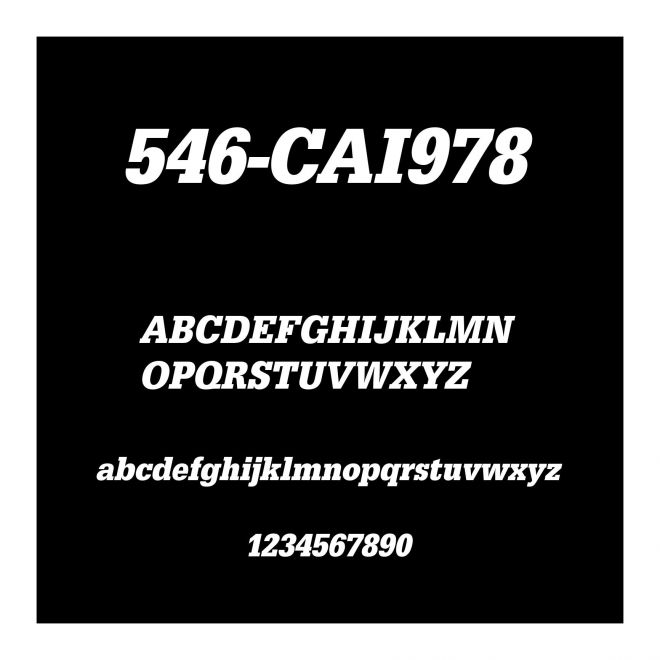 546-CAI978