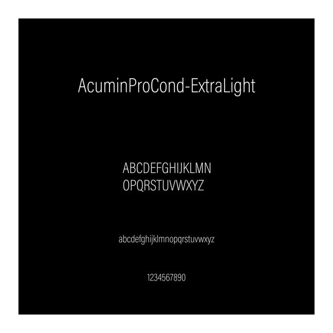 AcuminProCond-ExtraLight