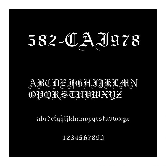 582-CAI978