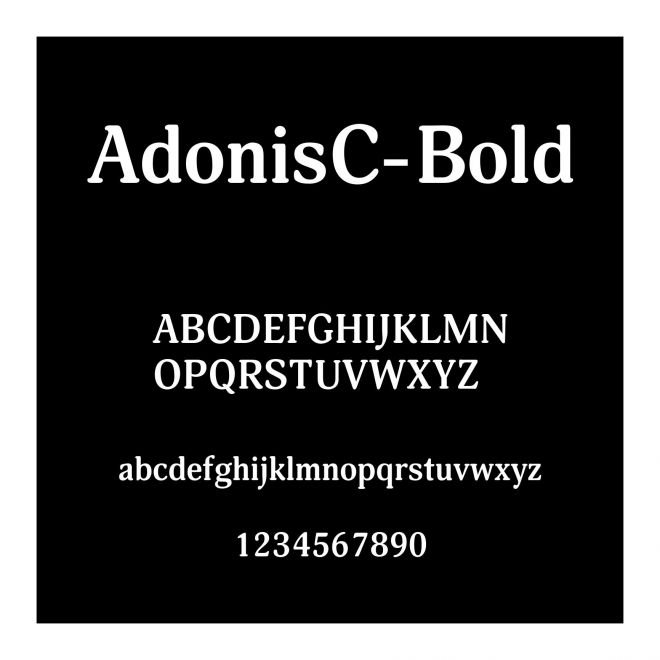 AdonisC-Bold