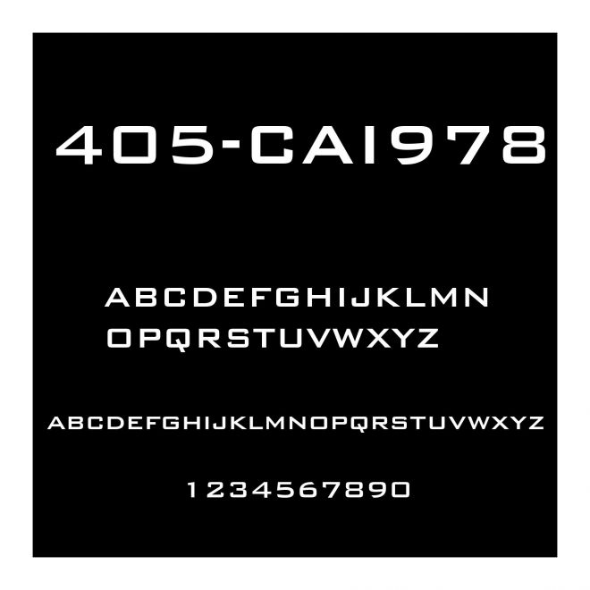 405-CAI978