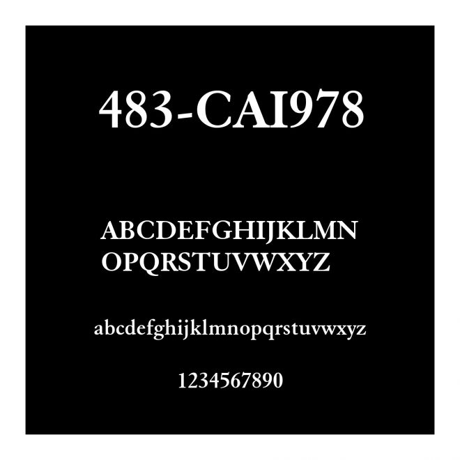 483-CAI978