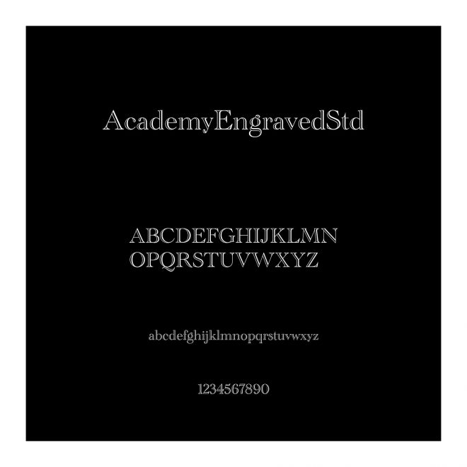 AcademyEngravedStd