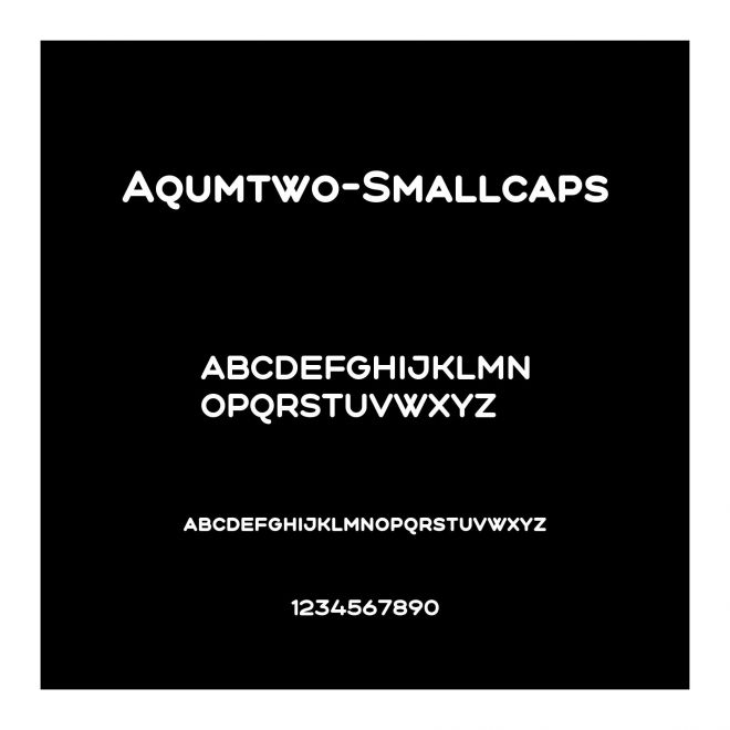 Aqumtwo-Smallcaps