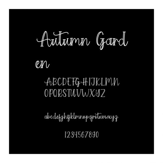 Autumn Garden