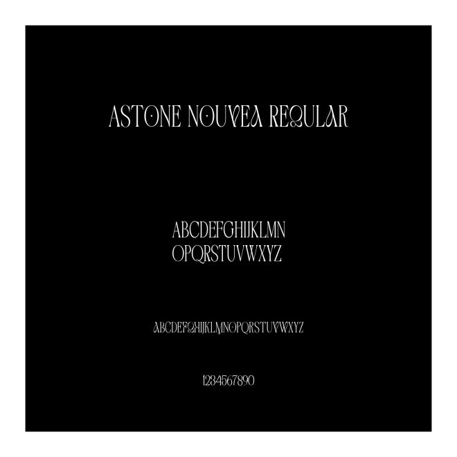 Astone Nouvea Regular