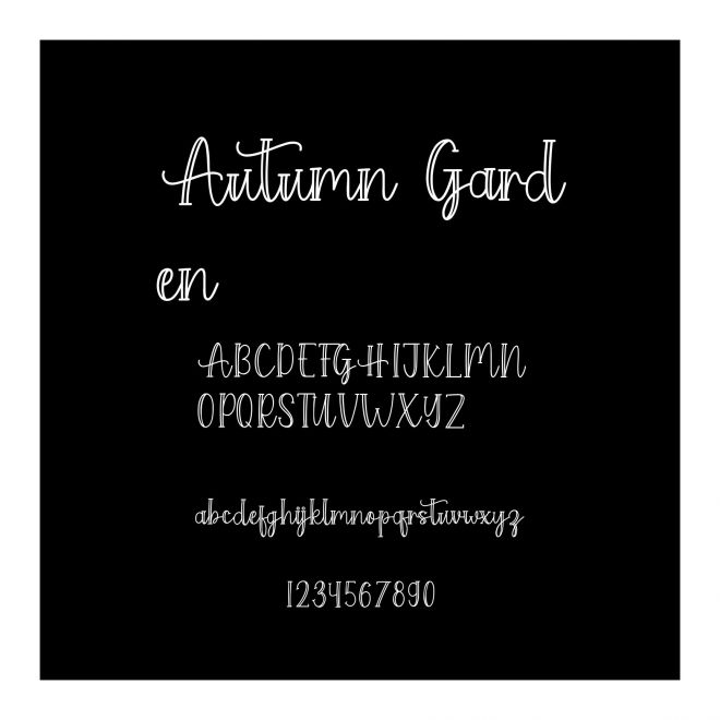 Autumn Garden