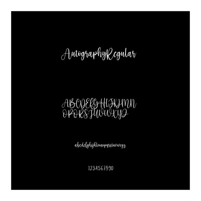 AutographyRegular