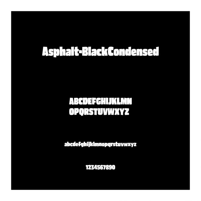 Asphalt-BlackCondensed