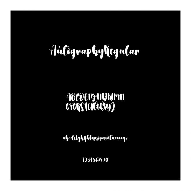 AutographyRegular
