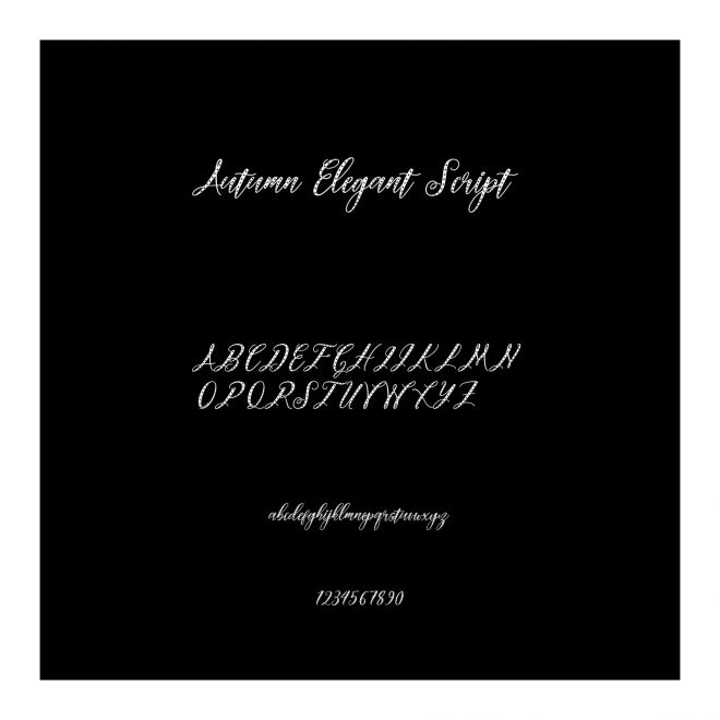 Autumn Elegant Script