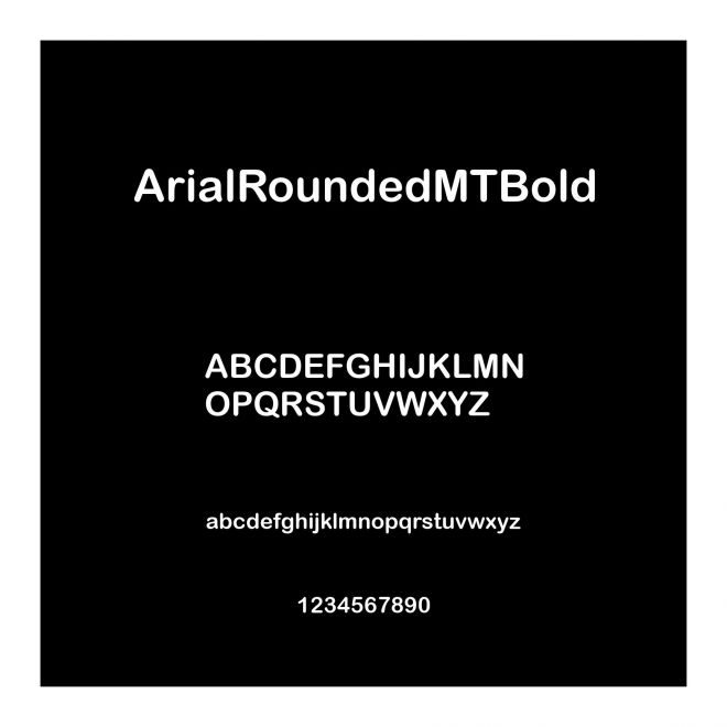ArialRoundedMTBold