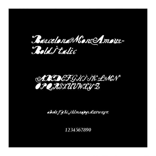 BarcelonaMonAmour-BoldItalic