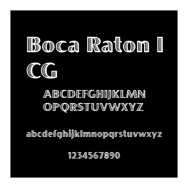 Boca Raton ICG