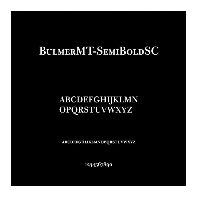 BulmerMT-SemiBoldSC