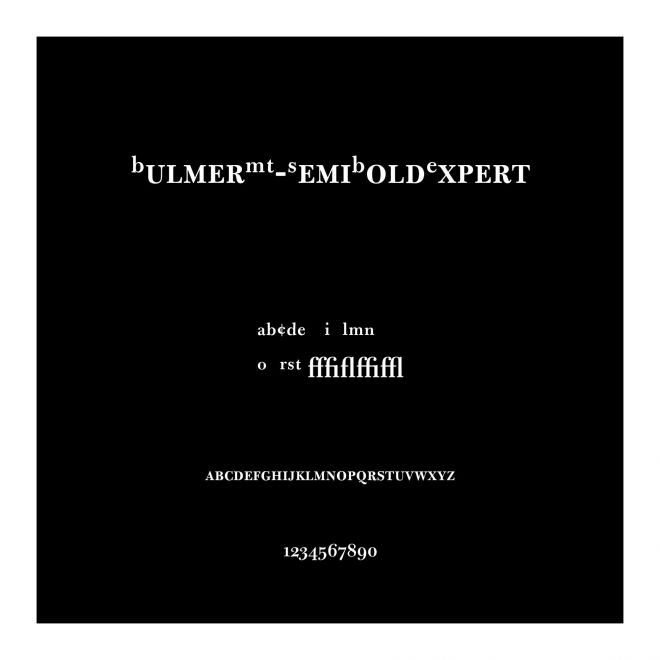 BulmerMT-SemiBoldExpert