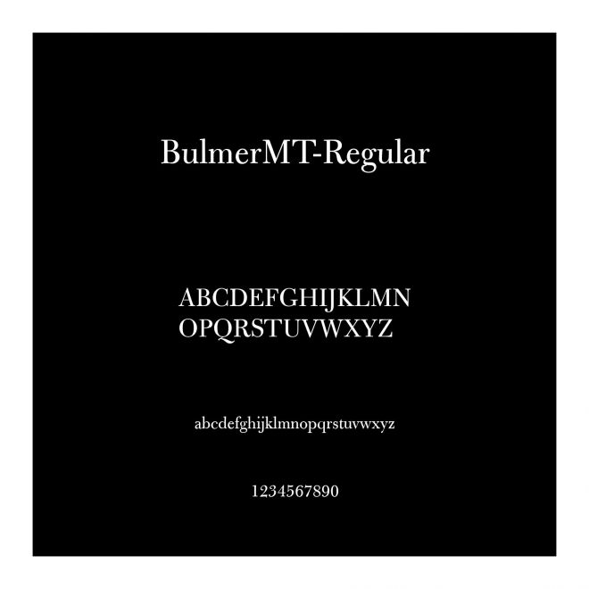BulmerMT-Regular