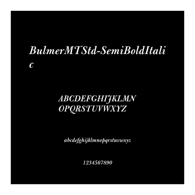BulmerMTStd-SemiBoldItalic