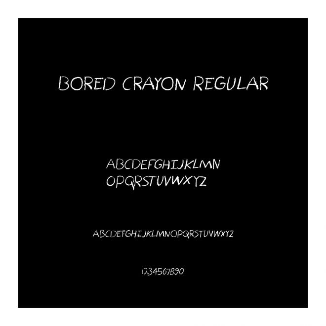 Bored Crayon Regular