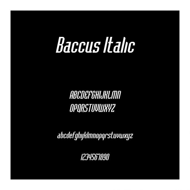 Baccus Italic