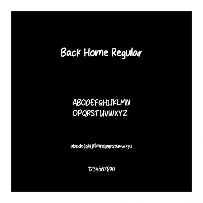 Back Home Regular
