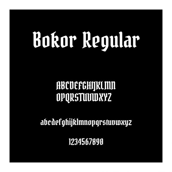 Bokor Regular