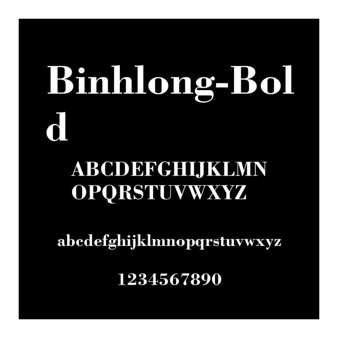 Binhlong-Bold