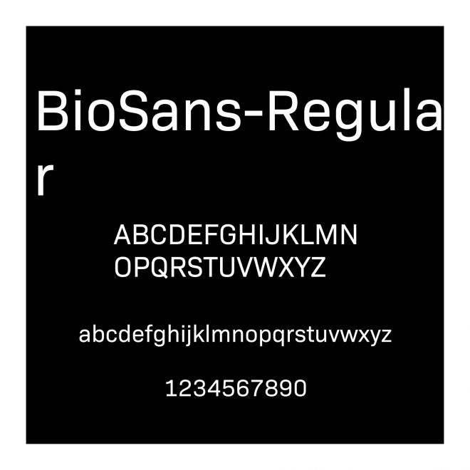 BioSans-Regular