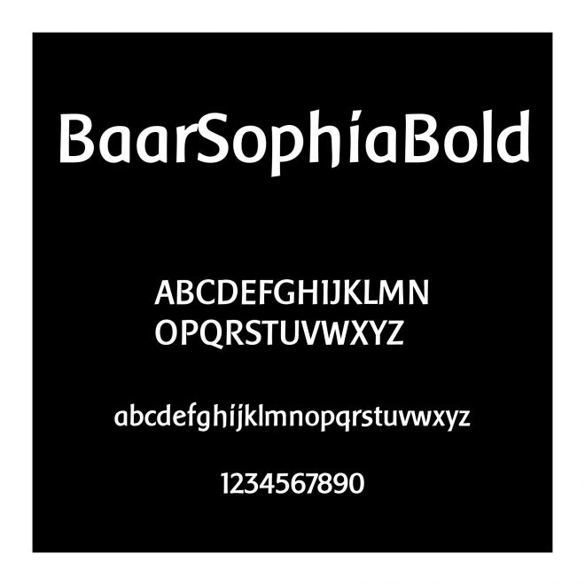 BaarSophiaBold
