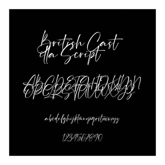 British Castilla Script
