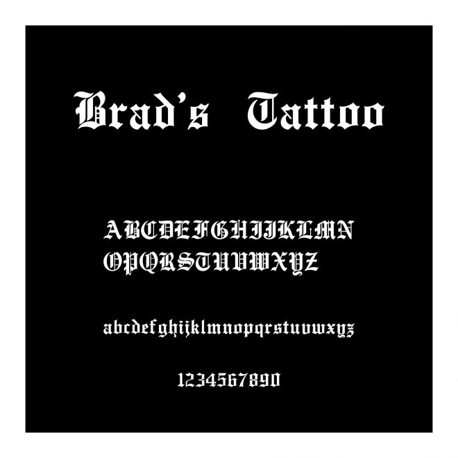 Brad's Tattoo