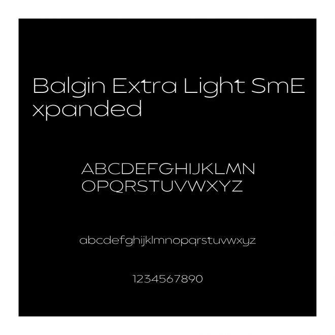 Balgin Extra Light SmExpanded