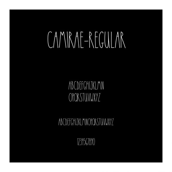 CamiRae-Regular