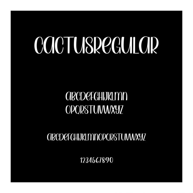 CactusRegular