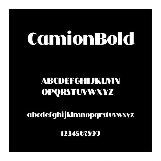 CamionBold