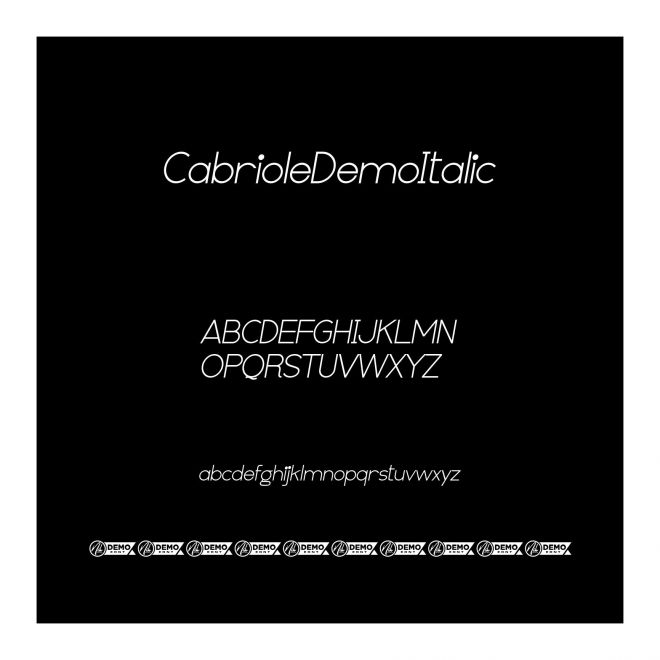 CabrioleDemoItalic