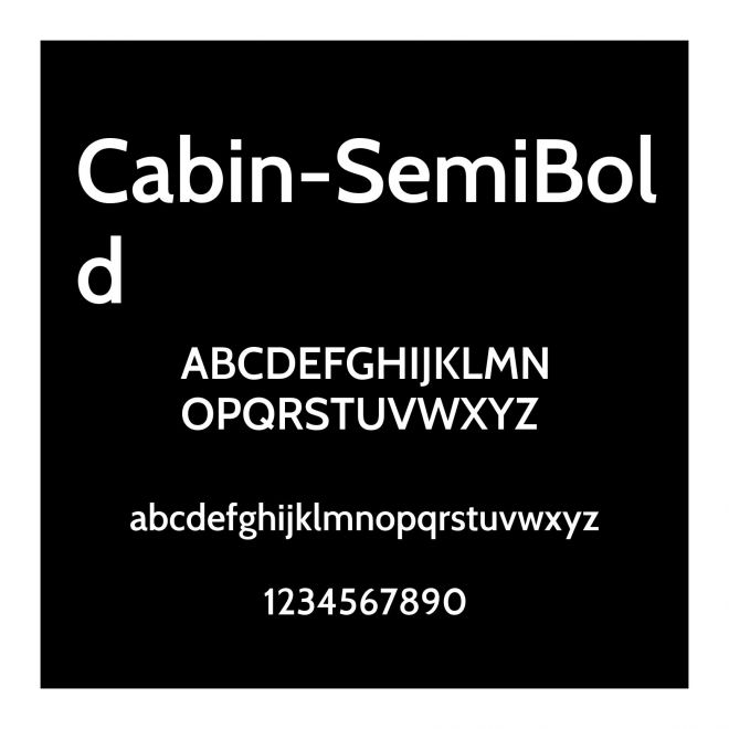 Cabin-SemiBold