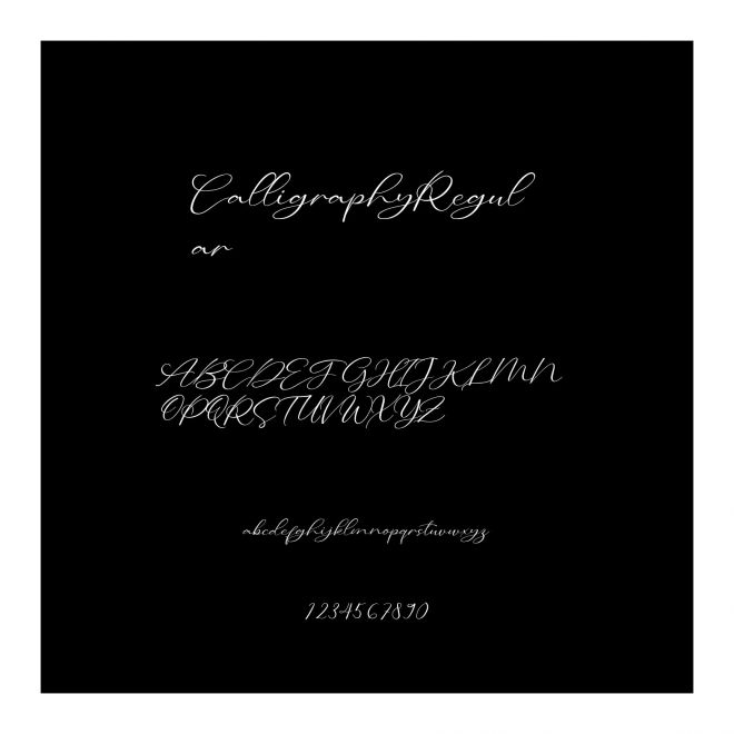CalligraphyRegular
