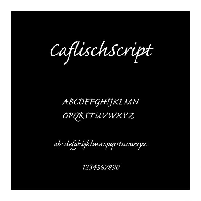 CaflischScript