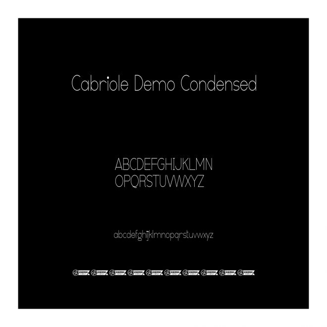 Cabriole Demo Condensed