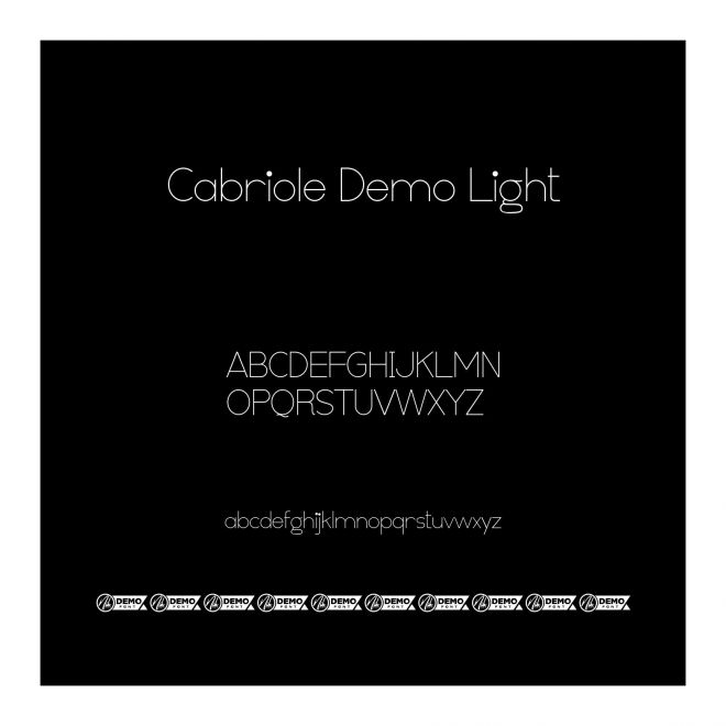 Cabriole Demo Light