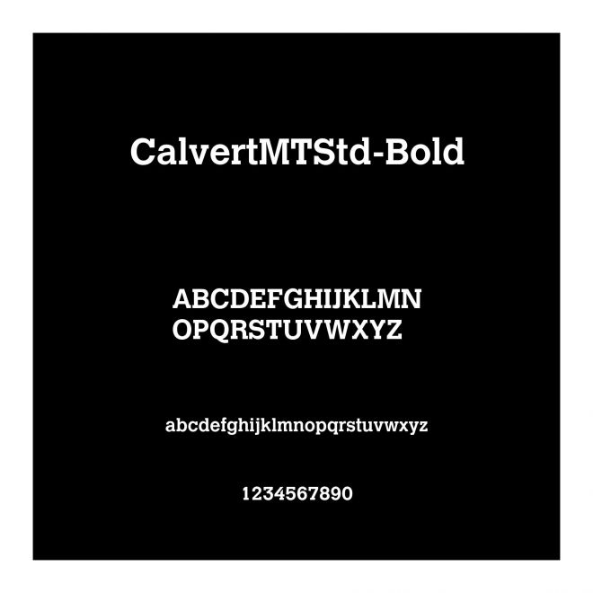 CalvertMTStd-Bold