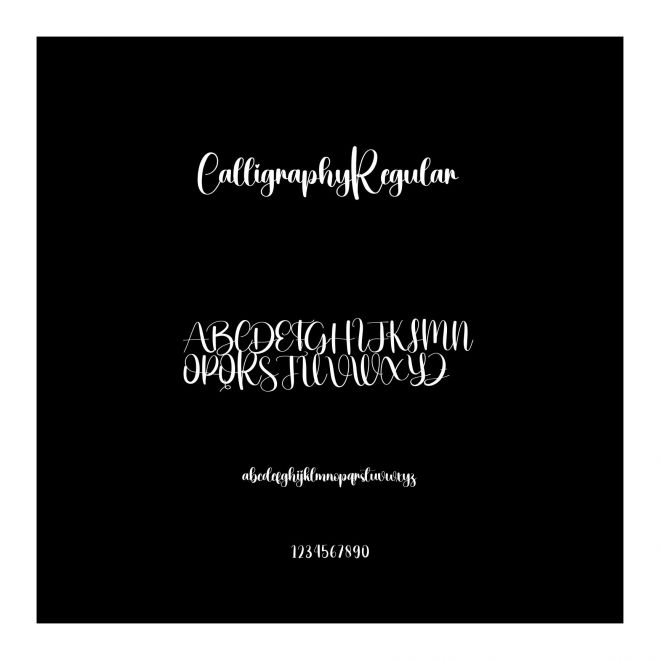 CalligraphyRegular