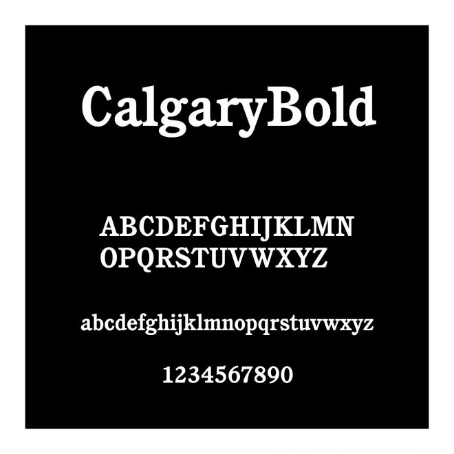 CalgaryBold
