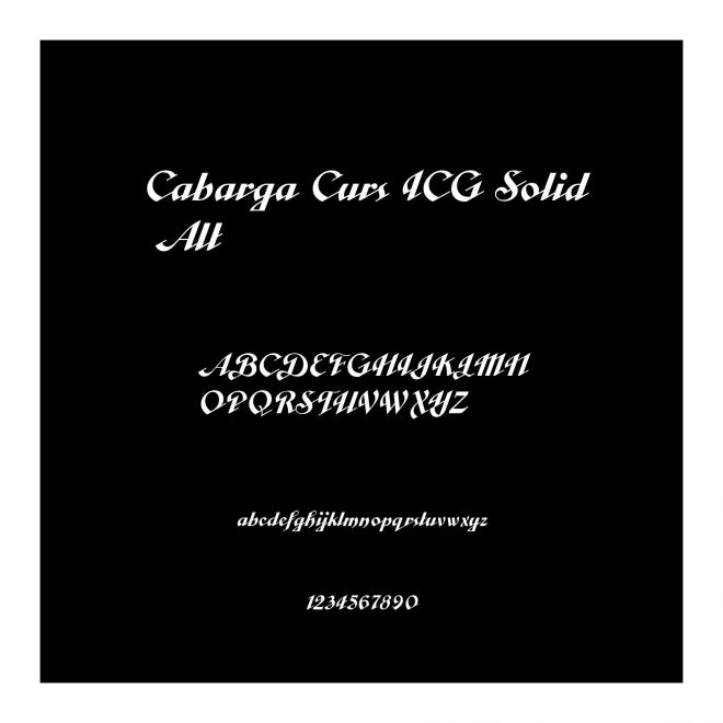 Cabarga Curs ICG Solid Alt