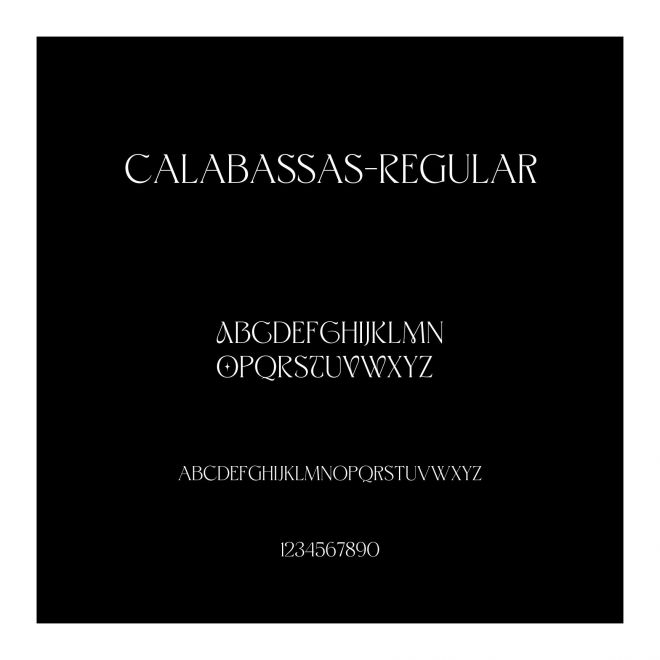 calabassas-Regular