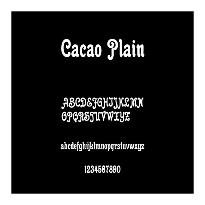 Cacao Plain