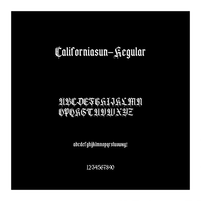 Californiasun-Regular