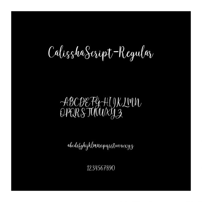 CalisshaScript-Regular