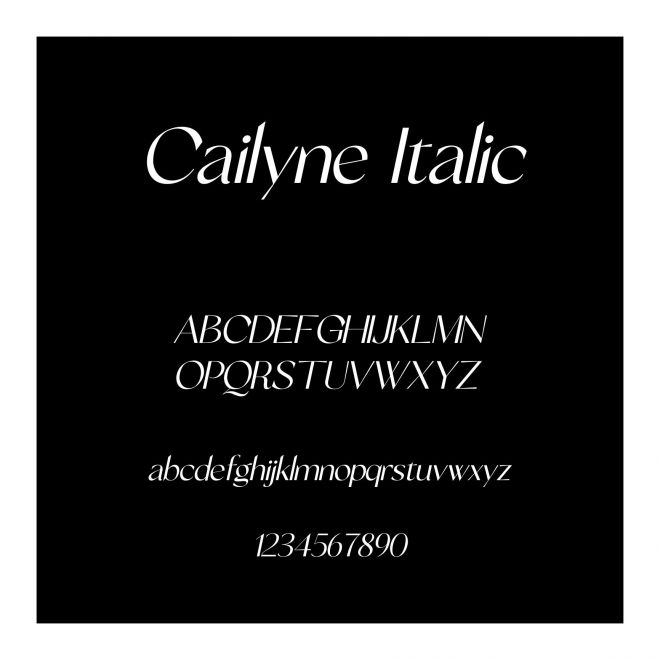 Cailyne Italic